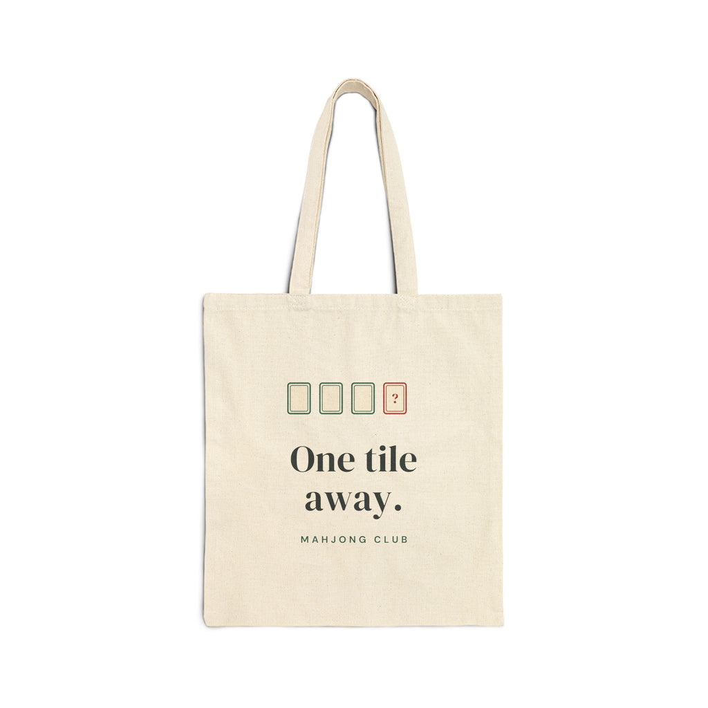 One Tile Away Mahjong Tote Bag