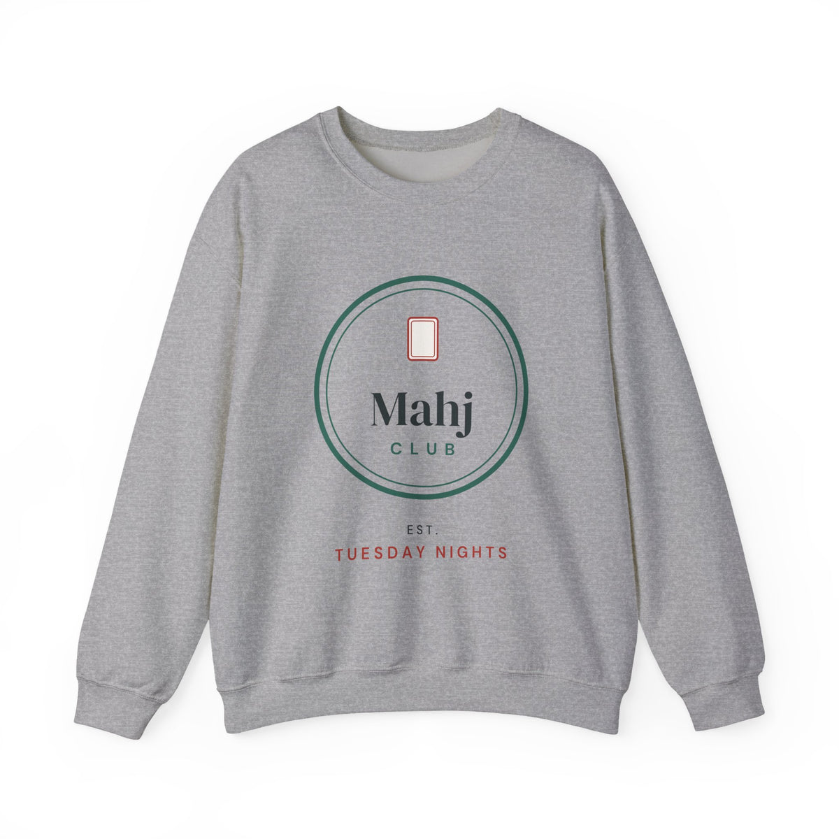 Mahj Club, Est. Tuesday Nights Mahjong Sweatshirt