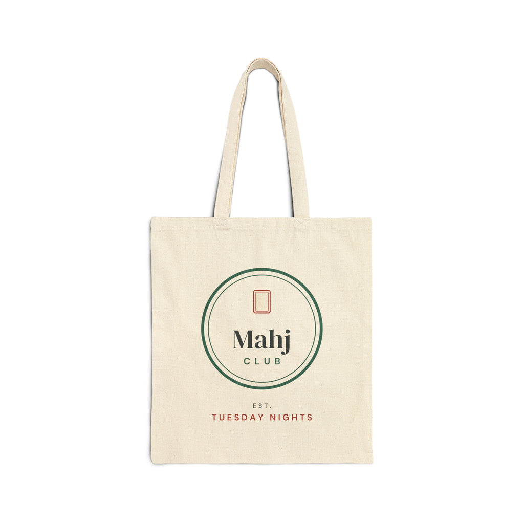 Mahj Club, Est. Tuesday Nights Mahjong Tote Bag