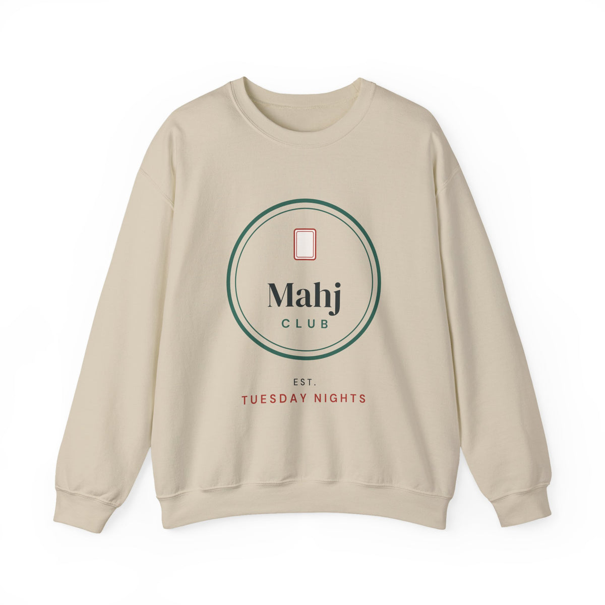 Mahj Club, Est. Tuesday Nights Mahjong Sweatshirt
